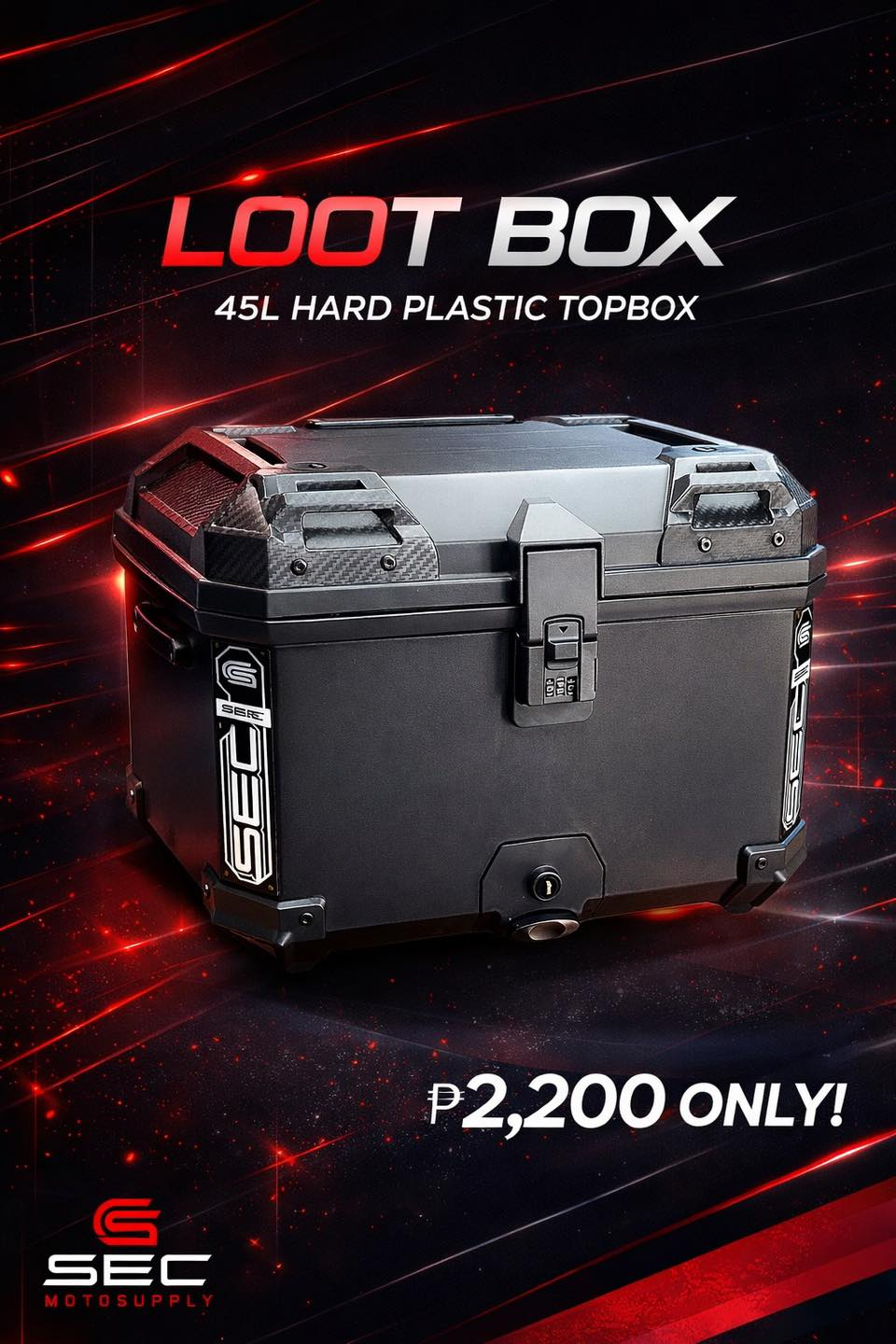 Loot Box 45L Hard Topbox